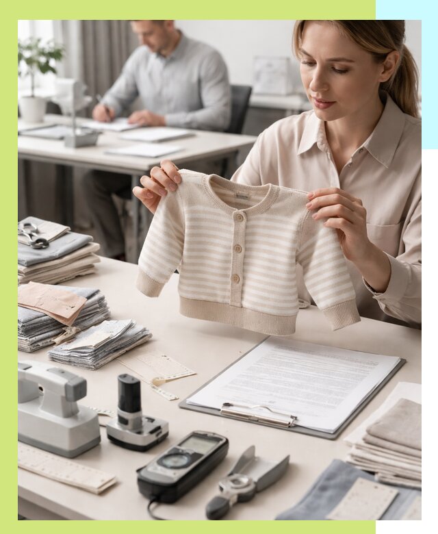 Сертификация детской одежды и текстильных изделий в Коркине