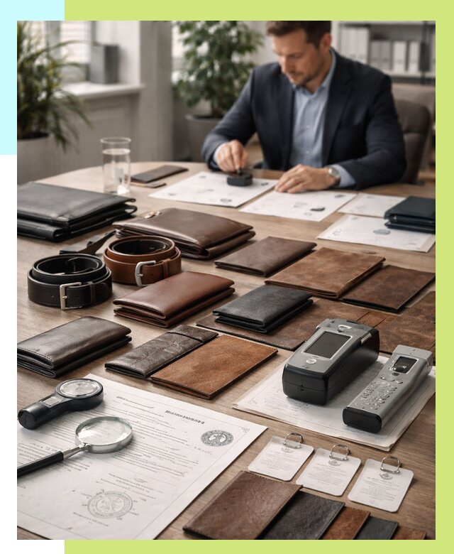 Сертификация кожаных изделий в Коркине от 12457 р. | Алешин-Крк