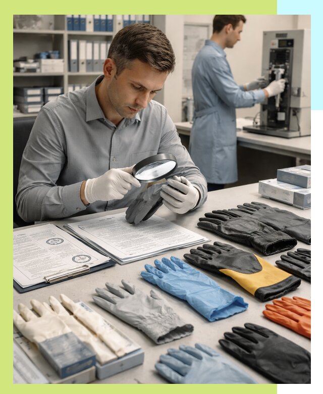 Сертификация перчаток и средств защиты продукции в Коркине