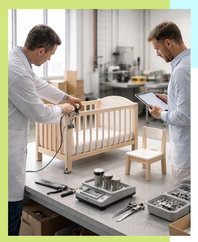 Сертификация детской мебели и проверка безопасности в Коркине