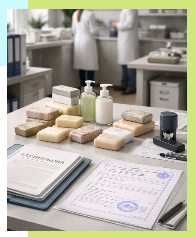 Сертификация мыла и сертификат на мыло в Коркине от 12457 | Алешин-Крк