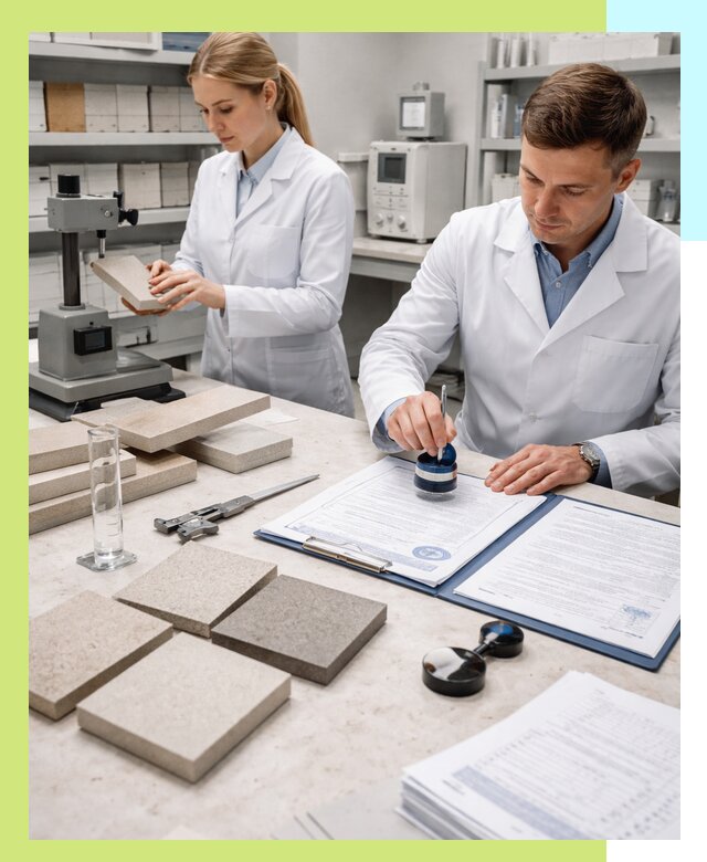 Сертификация плитки и керамики в Коркине с документами