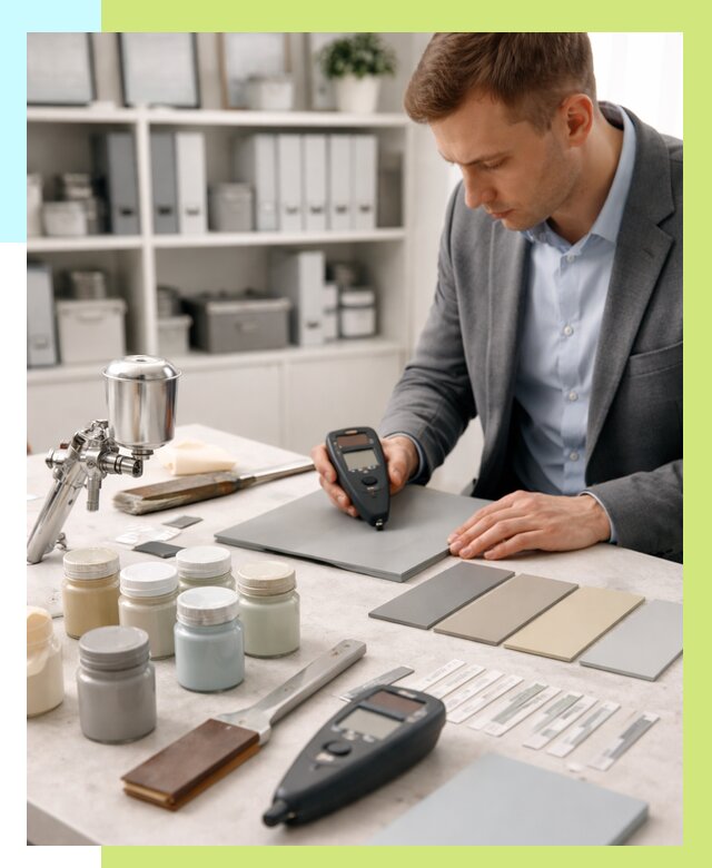 Сертификация краски в Коркине от 25953 р. | Алешин-Крк центр