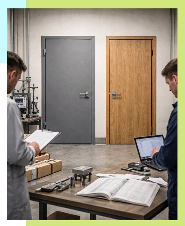 Сертификация дверей в Коркине от 8305 р. под ключ | Алешин-Крк