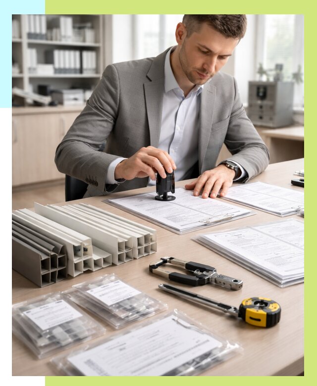 Сертификация ПВХ продукции в Коркине от 8824 р., Алешин-Крк