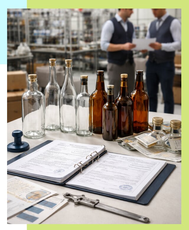 Сертификация стеклянных бутылок в Коркине от 25953 р. | Алешин-Крк