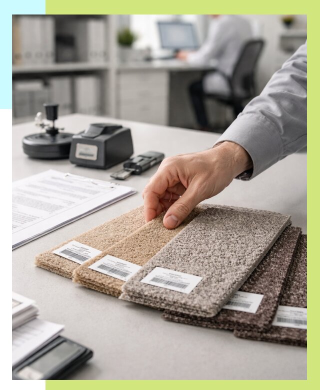 Сертификация ковролина в Коркине от 15572 р., Алешин-Крк