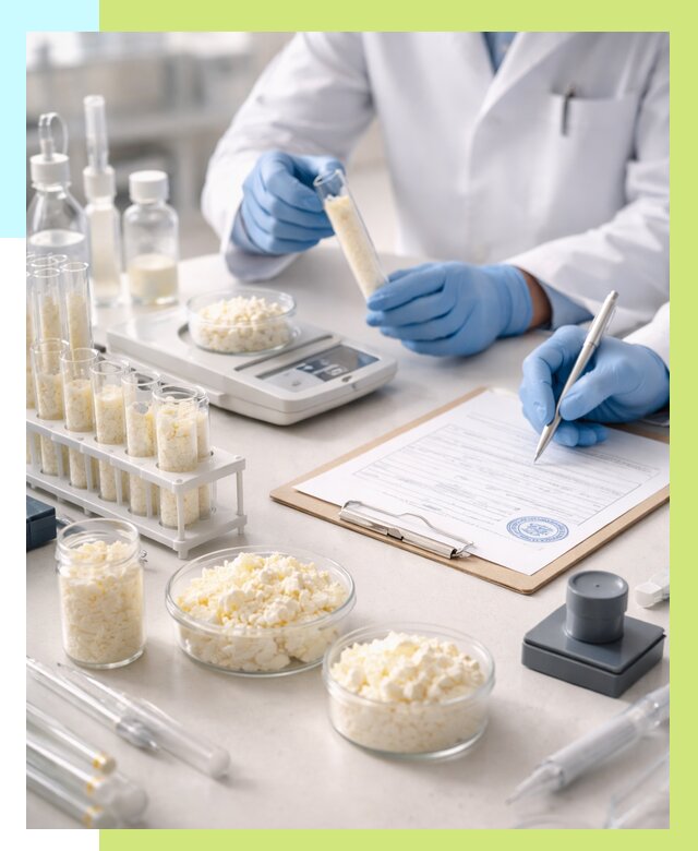 Сертификация творога в Коркине от 12457 р. под ключ | Алешин-Крк