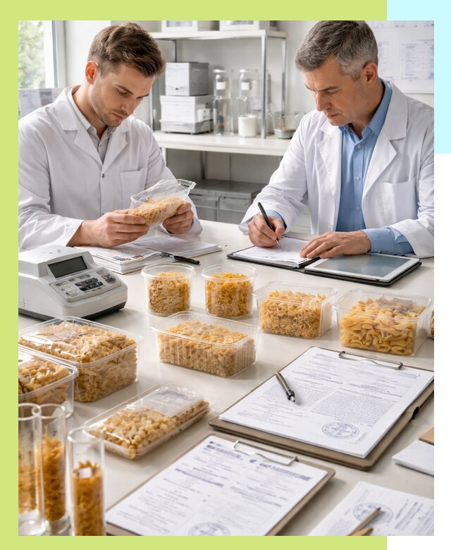 Сертификация макаронных изделий и технологической документации в Коркине