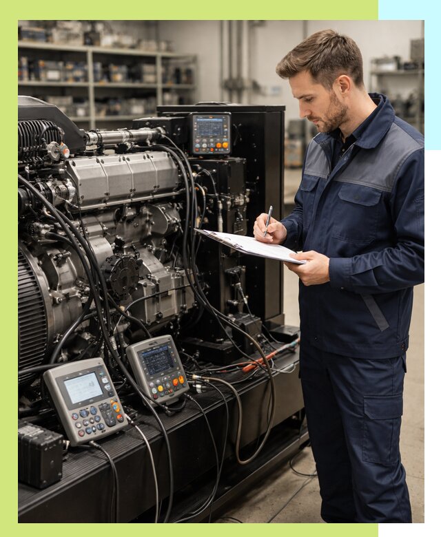 Сертификация дизельных генераторов и их оборудования в Коркине