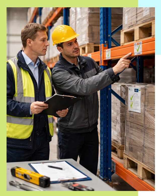 Сертификация стеллажей и складского оборудования в Коркине