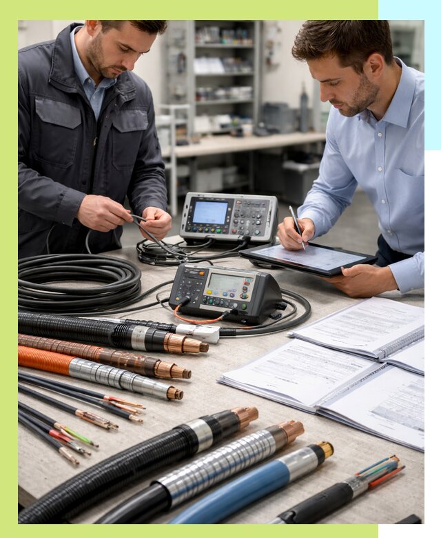 Сертификация кабеля и электропроводки в Коркине под ключ