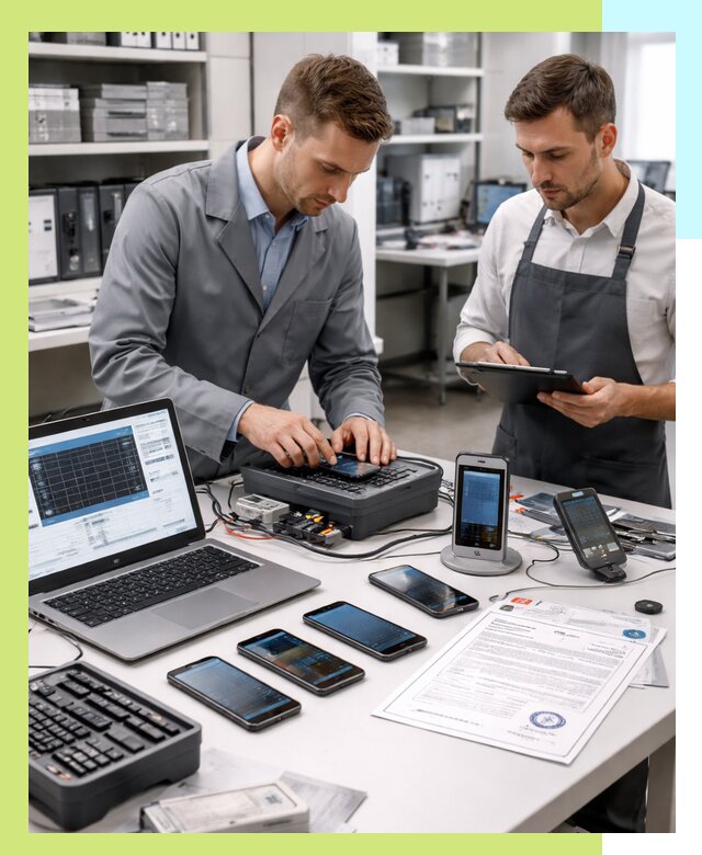 Сертификация мобильных телефонов и смартфонов в Коркине под ключ