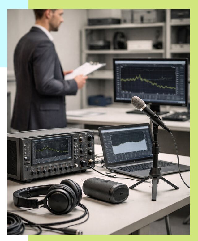 Сертификация аудиотехники в Коркине от 15572 р., Алешин-Крк