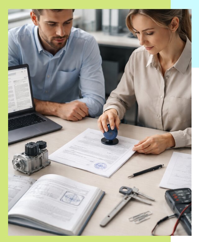 Выдача паспорта изделия и техническая экспертиза продукции в Коркине