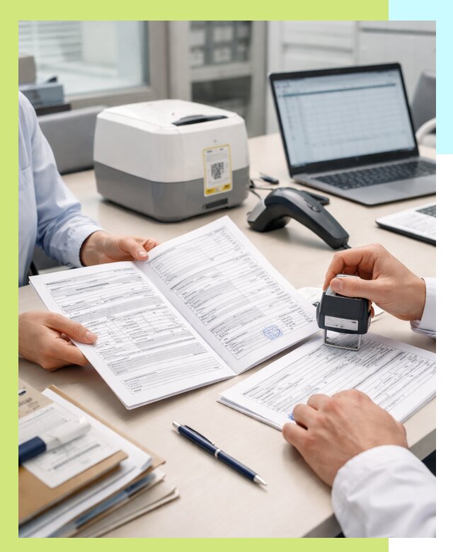 Оформление паспорта на товар и сопроводительных документов в Коркине