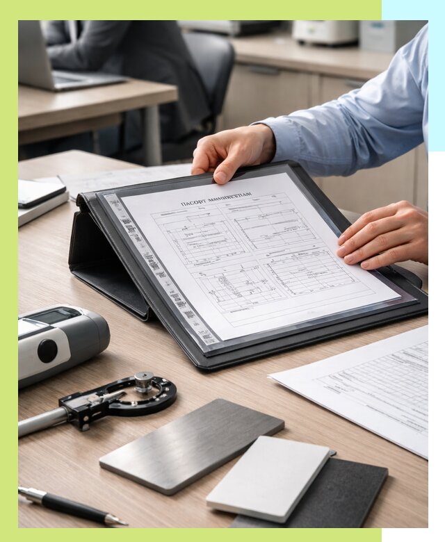 Оформление паспорта материала для продукции в Коркине