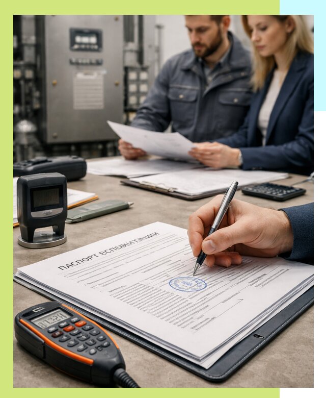 Оформление паспорта эксплуатации оборудования в Коркине