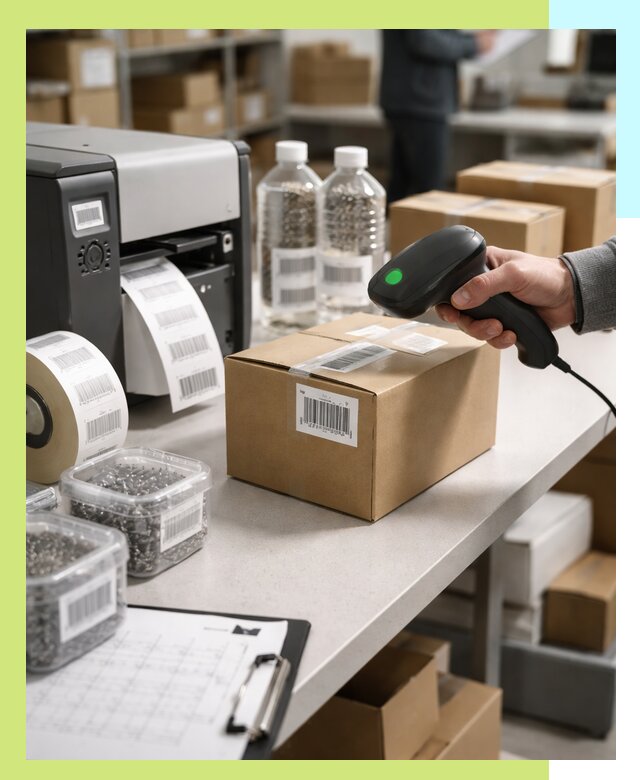 Штрихкодирование продукции и маркировка для продажи в Коркине