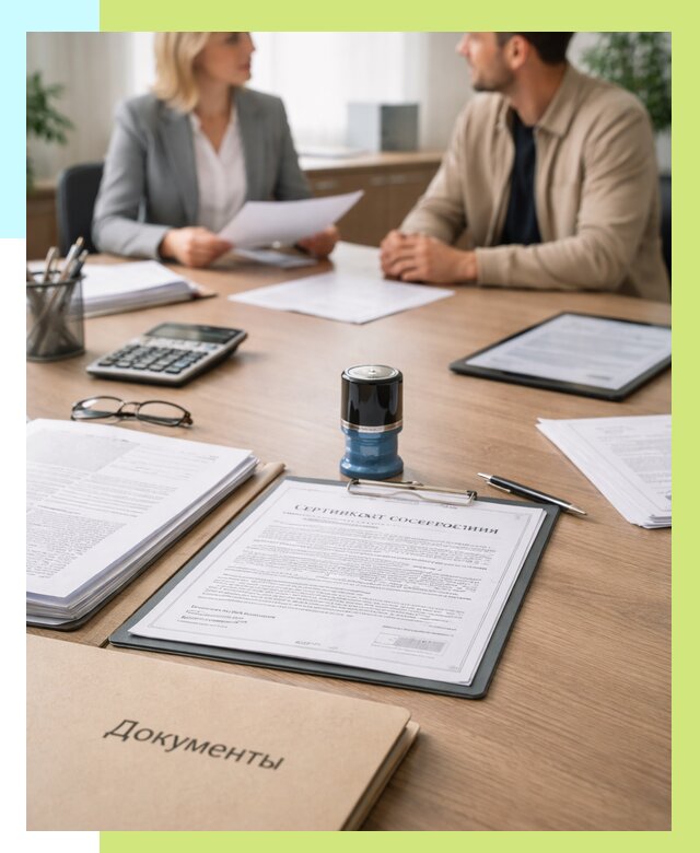 Сертификат соответствия на продукцию в Коркине от 15572 р.|Алешин-Крк