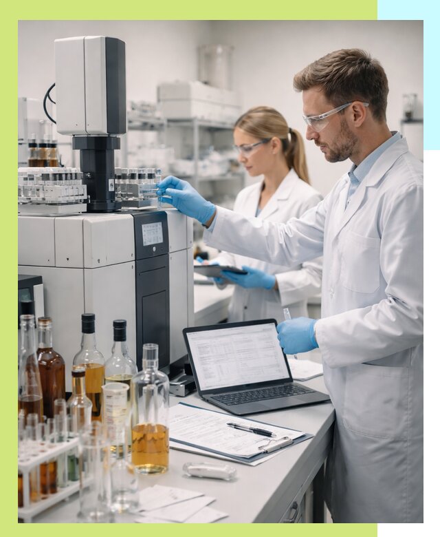 Выдача заключения о спиртосодержании продукции в Коркине