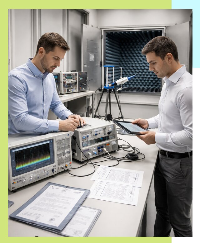 Оформление и выдача сертификата ЭМС для продукции в Коркине