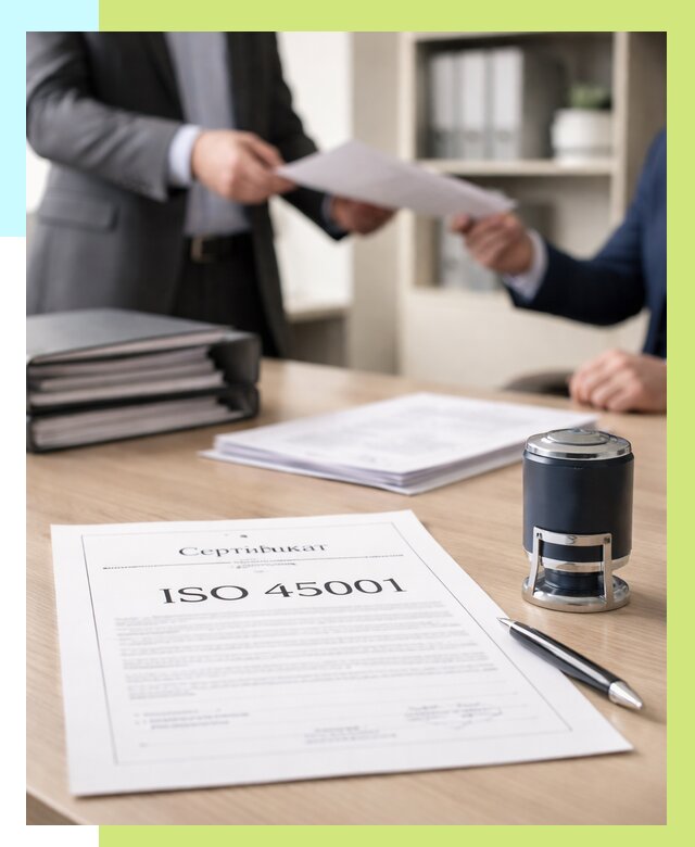 Сертификат ISO 45001 в Коркине под ключ от 46715 р. | Алешин-Крк