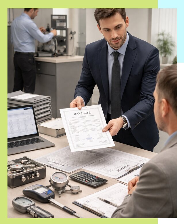 Выдача сертификата ISO 10012 по требованиям метрологии в Коркине