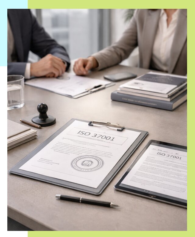 Сертификат ISO 37001 в Коркине оформить от 124572 р. Алешин-Крк