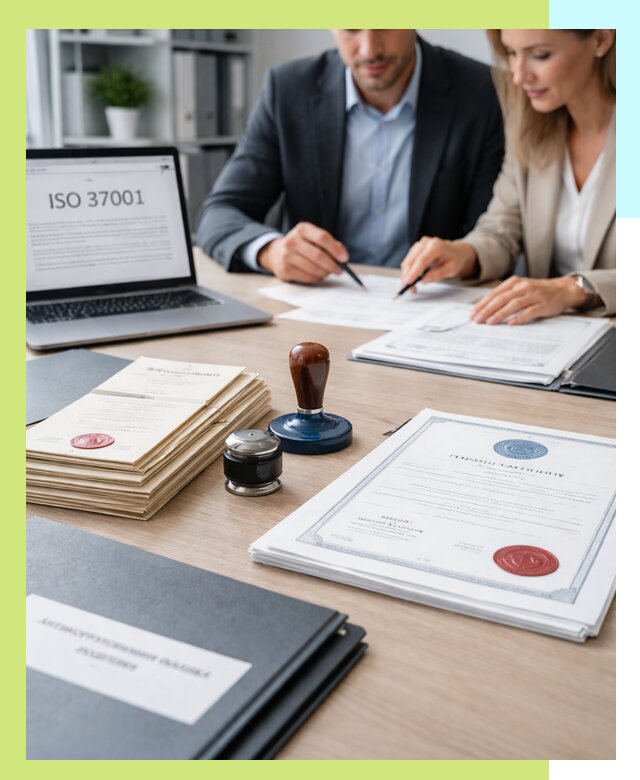 Получение сертификата ISO 37001 по системе борьбы с коррупцией в Коркине